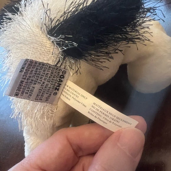 Ganz Webkinz B&W Cheeky Dog HM192 Plush Stuffed Animal - Picture 7 of 8